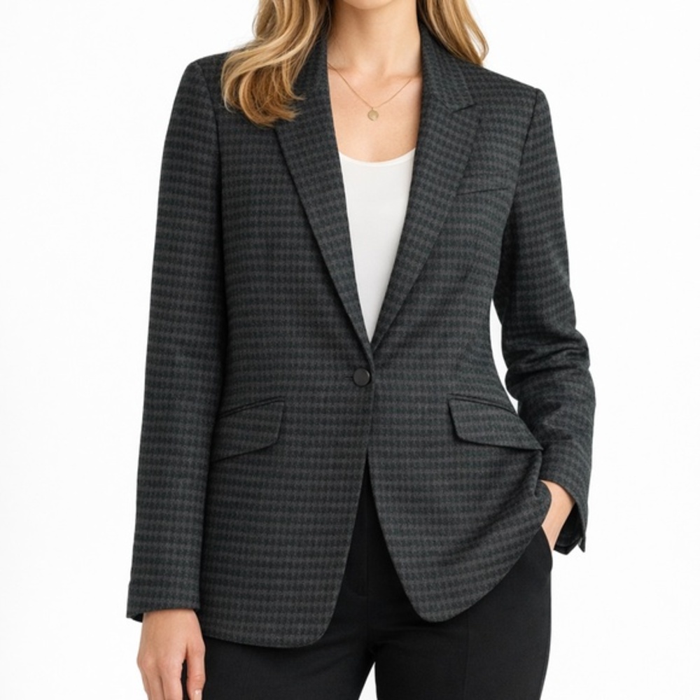 Anne Klein - Houndstooth Blazer‎